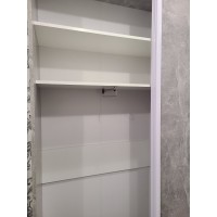 Двухдверный шкаф-купе в гостинную КМ 2 ДСП 140х240х45