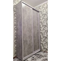 Двухдверный шкаф-купе в гостинную КМ 2 ДСП 140х240х45