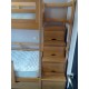 Двухэтажная кровать с лестницей-комодом Остин