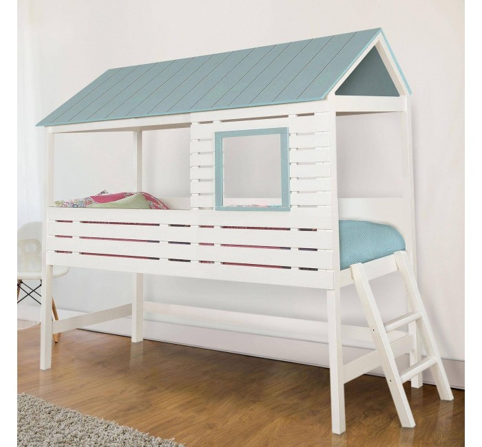 Детская двухэтажная кровать домик Шале