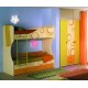 Набор мебли Фруттис с трехдверным шкафом и двухъярусной кроватью