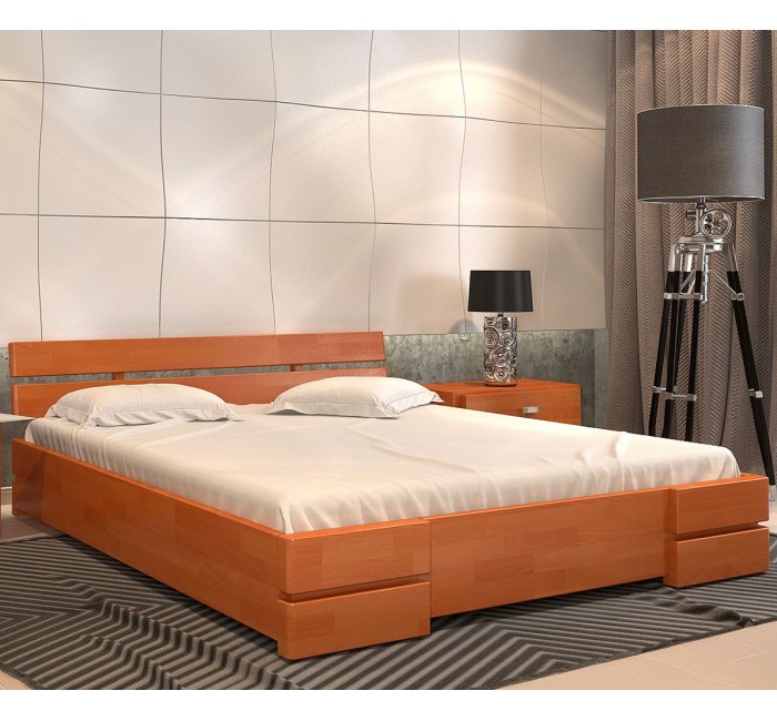 Деревянная кровать для спальни Дали