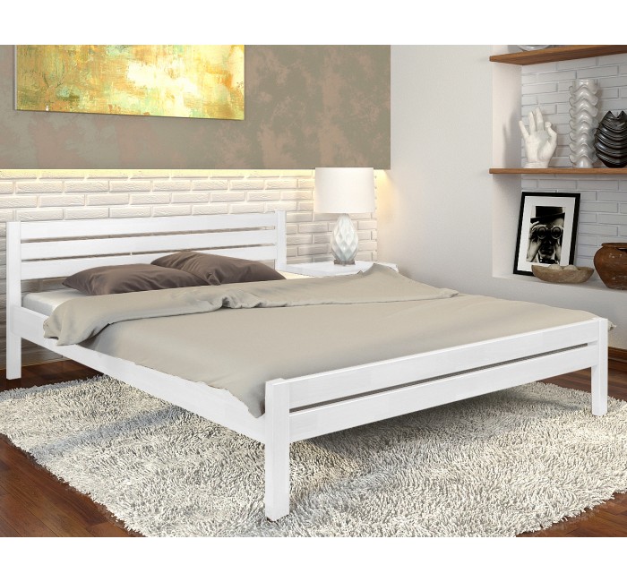 Естетичне дерев'яне ліжко Роял
