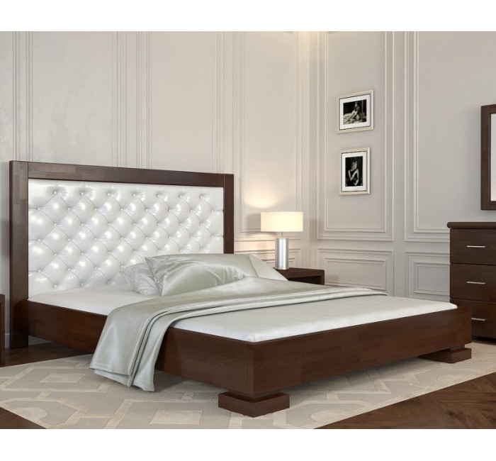 Деревянная современная кровать Подиум