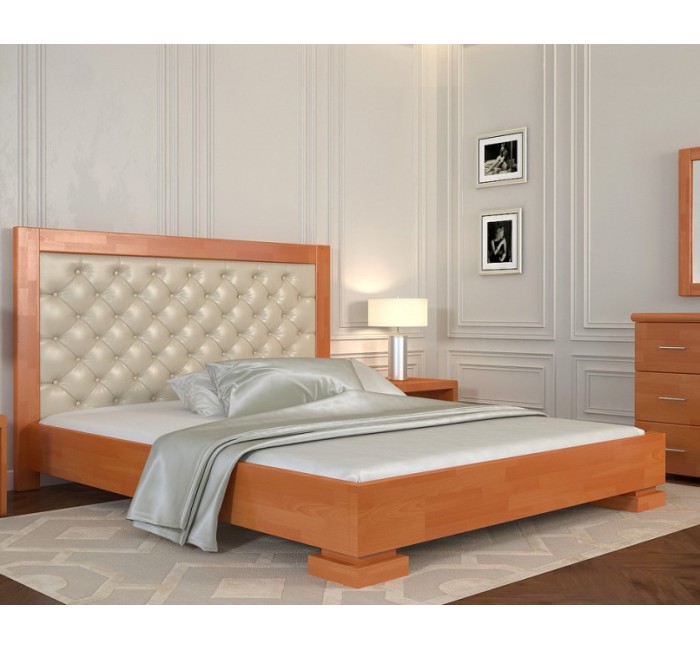 Деревянная современная кровать Подиум