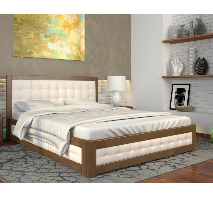 Двоспальне ліжко з підйомним механізмом Рената М