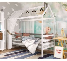 Дитяче ліжко в формі будиночка Хатинка Том