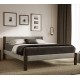 Деревянная двуспальная кровать Лофт