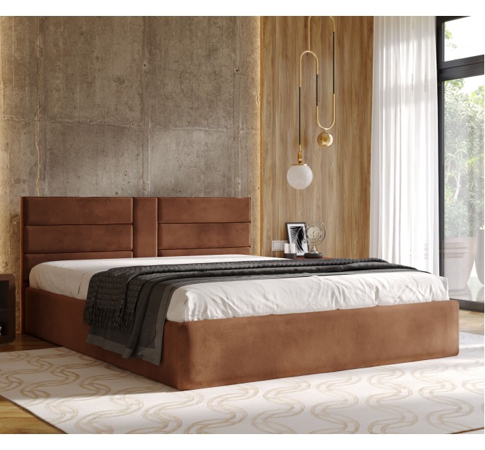 Дерев'яне двоспальне ліжко Вікторія 