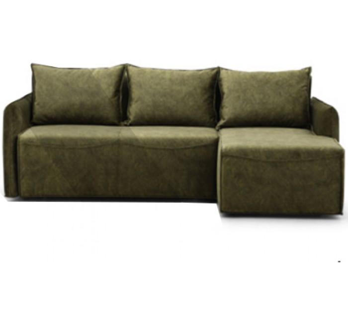 Великий кутовий диван з підлокітниками, коробом та м’якими подушками Джексон-3