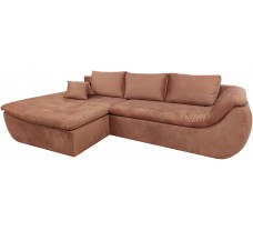 Розкладний кутовий диван для відпочинку Лукас з м’якими подушками