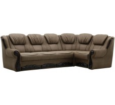 Розкладний кутовий диван з підлокітниками та коробом Моріс