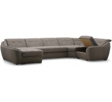Раскладной угловой диван с регулируемой спинкой, нишей и подлокотниками Росси П-1