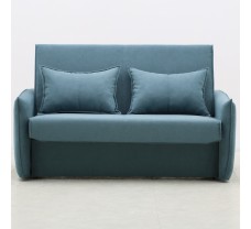 Маленький раскладной диван с подлокотниками и мягкими подушками Вилсон ширина 140 см