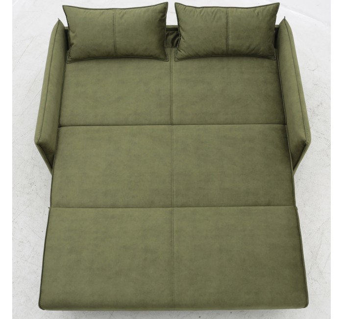 Двухместный раскладной диван с мягкими подушками Вилсон ширина 160 см