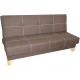 Прямий розкладний диван Даша без підлокітників з нішою для білизни