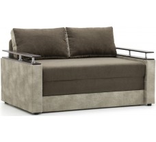 Розкладний прямий диван Куб із прямими підлокітниками та подушками шириною 160 см.