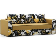 Раскладной диван с мягкими подлокотниками, нишей и подушками Мартин