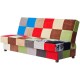 Тримісний розкладний диван без підлокітників Піксель з нішою для білизни