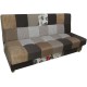 Тримісний розкладний диван без підлокітників Піксель з нішою для білизни