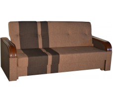 Прямой раскладной диван Соло с фигурными подлокотниками