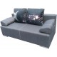 Трехместный раскладной диван Хилтон с нишей для хранения и подушками-подлокотниками