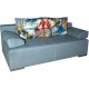 Трехместный раскладной диван Хилтон с нишей для хранения и подушками-подлокотниками