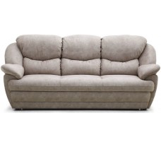 Прямой раскладной трехместный диван Диор с мягкими подлокотниками