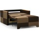 Розкладний диванчик для дітей Дрім з дерев'яними підлокітниками