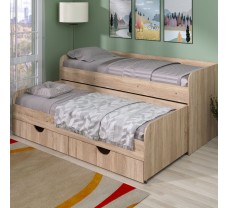 Двомісне ліжко з ящиками і матрацами Соня-5