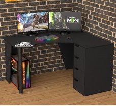 Кутовий комп'ютерний стіл Rasin RS-11 для геймерів