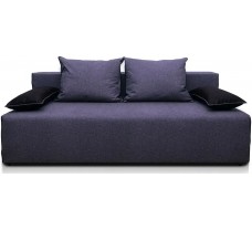 Розкладний прямий диван Томас з шухлядою для білизни та м'якими подушками