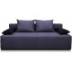 Розкладний прямий диван Томас з шухлядою для білизни та м'якими подушками