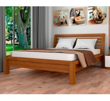 Двоспальне ліжко з дерева Офелія