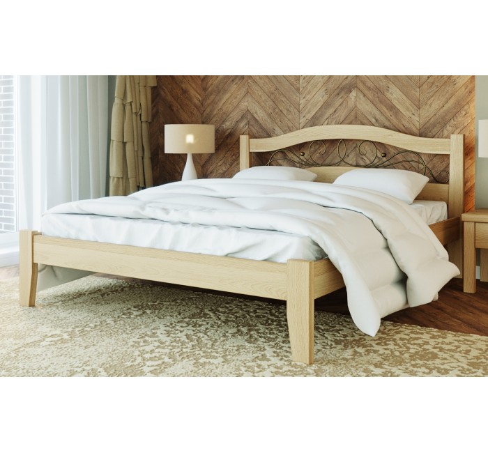 Двухспальная деревянная кровать Афина-1 