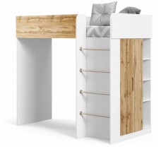 Кровать-чердак со шкафом Бедрум 3