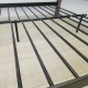 Двуспальная металлическая кровать с изголовьем и изножьем из массива ясеня Айрис