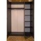 Традиционный трехдверный шкаф для одежды Промо 3 Графит
