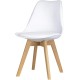 Белый эстетический комплект стульев Бин 