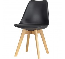 Элегантный черный комплект стульев Бин