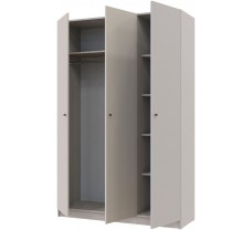 Шкаф трехдверный для одежды с полками и штангой Промо Кашемир 3 ДСП 135х48х204
