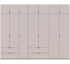 Розпашна містка семидверна шафа Лукас Кашемір 3+4 ДСП 300х50х240