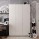 Трехдверный белый шкаф для одежды Промо 3