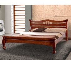 Ліжко двоспальне з масиву сосни Дінара