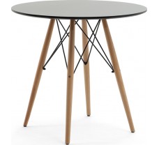 Сірий стіл для обідів Етна з МДФ (діаметр 100 см) 