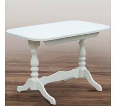 Обідній розкладний стіл Аврора у білому виконанні