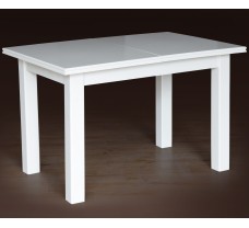 Белый раскладной обеденный стол Петрос