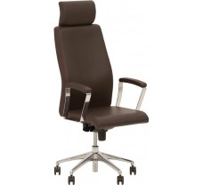 Елегантне крісло з підголівником SUCCESS HR steel ES AL70