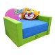 Дитячий розкладний салатовий диван Фантазія Клоун 01M051