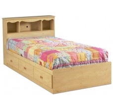 Дерев'яне ліжко Лілі Роус з полицями